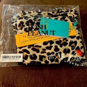 Posh Peanut Lana Leopard tan - long sleeve basic loungewear 2T